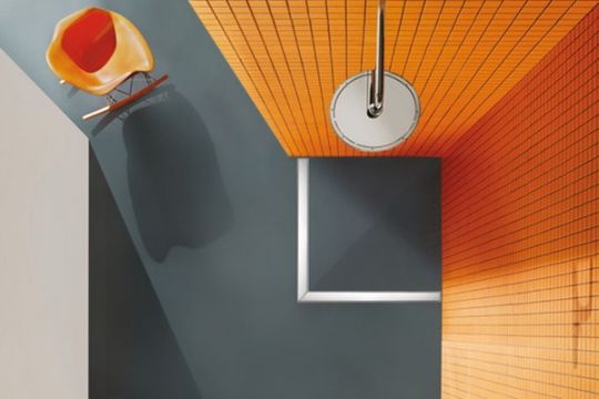 Душевой лоток Tece Drainline 100x100 611000 угловой без крышки схема 2 Душевой лоток Tece Drainline 100x100 611000 угловой без крышки схема 2