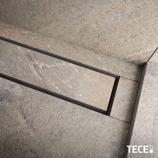 Душевой лоток Tece Drainline 120 651200решеткой Хром схема 3