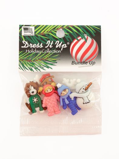 Пуговицы для творчества "Теплая одежда" Dress It Up JESSE JAMES (8554)