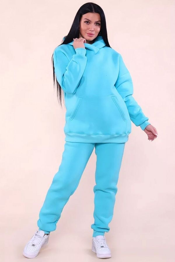 399 Костюм с начесом [бирюзовый]