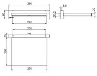 Излив для ванны Fima - carlo frattini F2781 схема 2 Излив для ванны Fima - carlo frattini F2781 схема 2