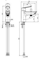 Смеситель для ванны и душа Fima carlo frattini Spot F3024 схема 2