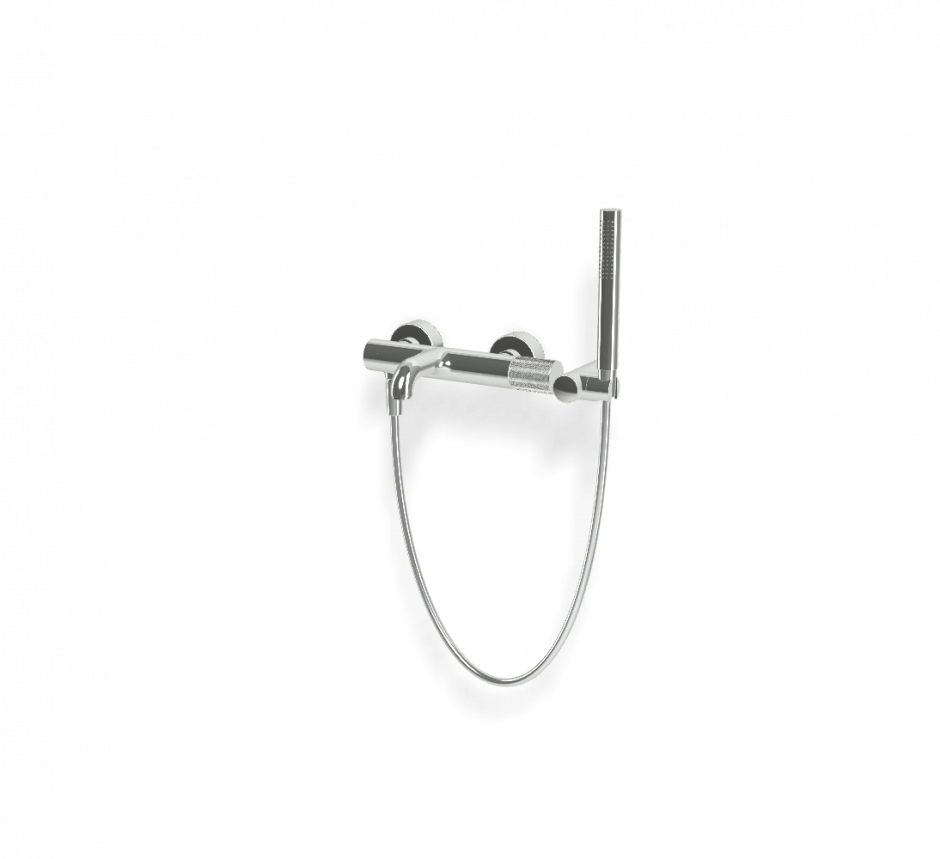 Fima carlo frattini Spillo Tech смеситель внешнего монтажа с душевым комплектом F3034TNG ФОТО