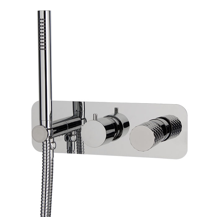 Изображение Смеситель для душа с душевым гарнитуром Fima carlo frattini Spillo Tech F3049TWX2