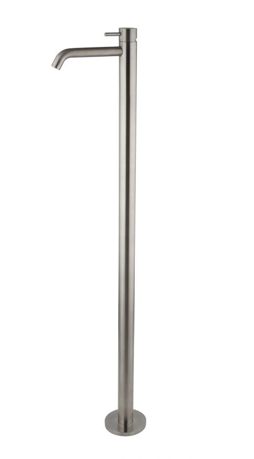 Изображение Напольный смеситель для раковины из нержавеющей стали Fima carlo frattini Spillo steel F3071/P для раковины