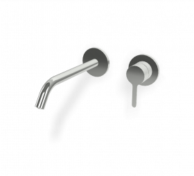 Изображение Cмеситель для раковины для настенного монтажа Fima carlo frattini Snap F3121WLX8 излив 200мм