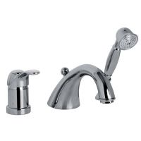 Смеситель для ванны Fima carlo frattini Lamp/Bell F3314 на 3 отверстия схема 1