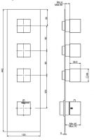 Fima carlo frattini Fimatherm смеситель для ванны/душа F3513X3 схема 2