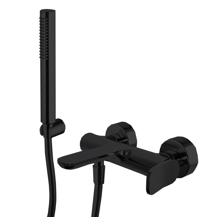 Изображение Смеситель внешнего монтажа на ванну с душевым комплектом Fima carlo frattini Flo F3804