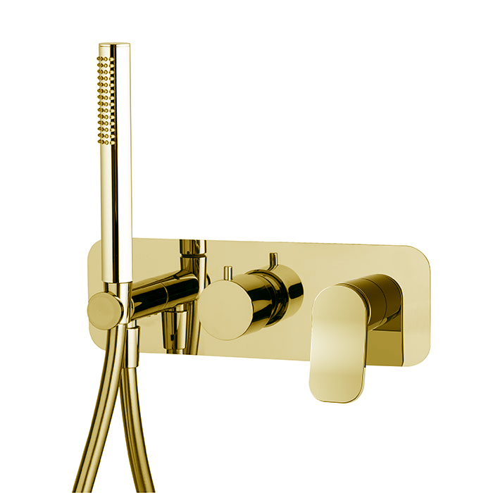 Встроенный смеситель с душевым комплектом Fima carlo frattini Flo F3819WX2 ФОТО