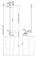 Смеситель для раковины Fima carlo frattini Nomos go F4181 схема 2