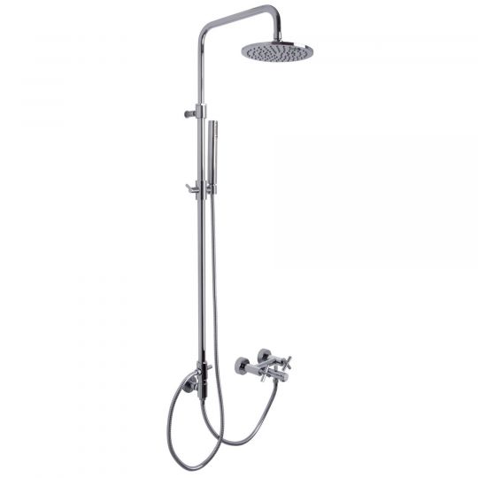 Fima - carlo frattini Maxima стойка душевая с тропическим душем F5304/2 схема 2