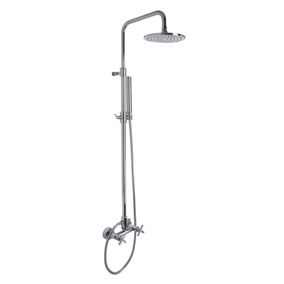 Fima - carlo frattini Maxima стойка душевая с тропическим душем F5305/2 ФОТО