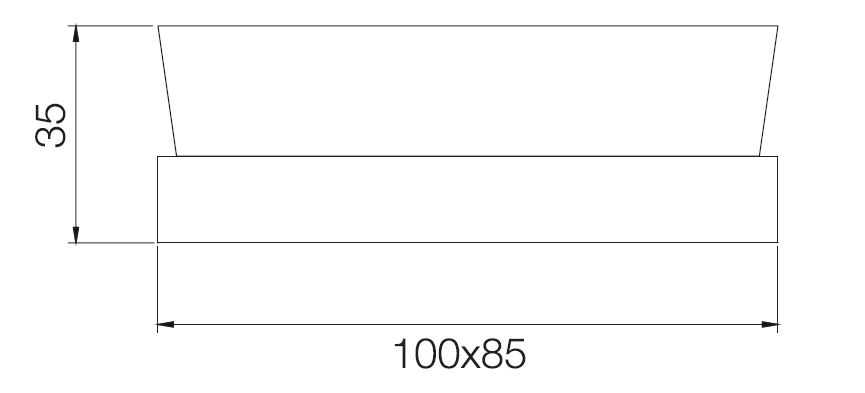 Мыльница Fima - carlo frattini Quadra F6023/2W ФОТО