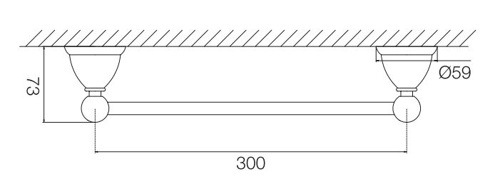 Полотенцедержатель Fima - carlo frattini Style F6040/30 ФОТО
