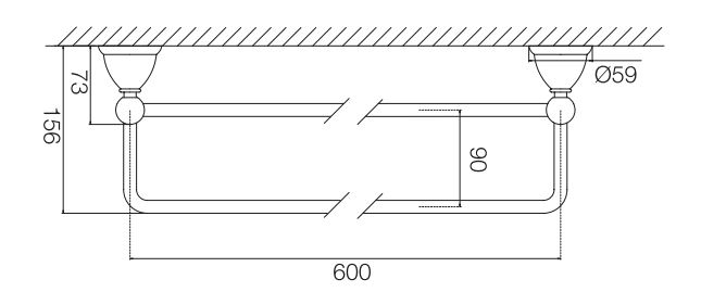 Fima - carlo frattini Style полотенцедержатель F6041/60 ФОТО