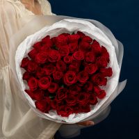 Букет из 51 кенийской розы