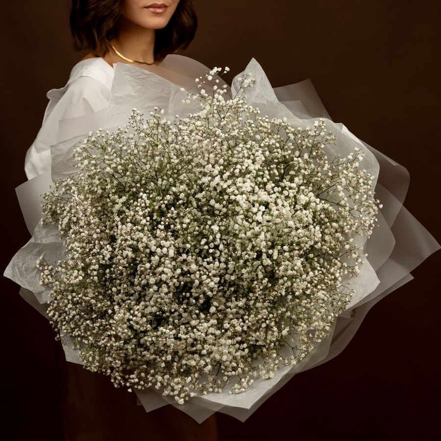 Букет из белых гипсофил от 7 шт