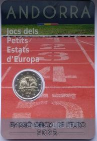 Игры малых государств Европы 2 евро  Андорра 2025  BU на заказ