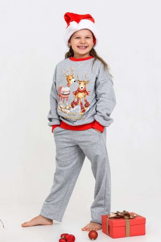 Костюм детский 21566 (серый меланж)