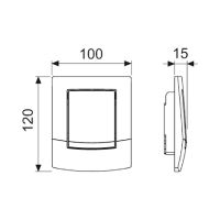 Клавиша TECE TECEambia 92421 схема 2
