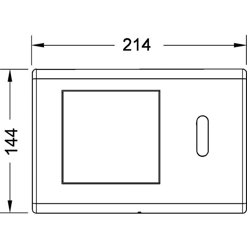 Панель смыва TECE TECEplanus 92403 с инфракрасным датчиком 6В ФОТО