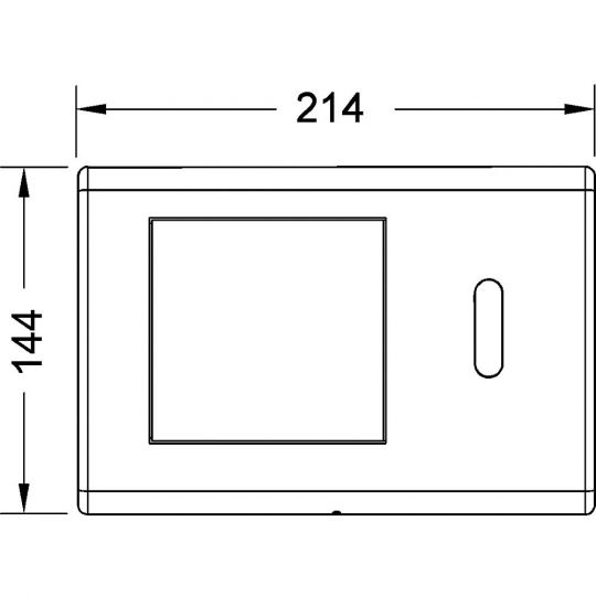 Панель смыва TECE TECEplanus 92403 с инфракрасным датчиком 6В схема 2 Панель смыва TECE TECEplanus 92403 с инфракрасным датчиком 6В схема 2