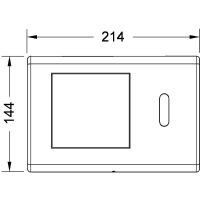 Панель смыва TECE TECEplanus 92403 для унитаза 220В схема 2 Панель смыва TECE TECEplanus 92403 для унитаза 220В схема 2