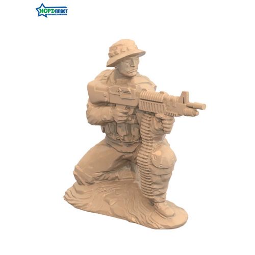 Солдаты "Морские котики" США (1 шт. в пакете: стрелок из автомата или пулеметчик в ассорт.)