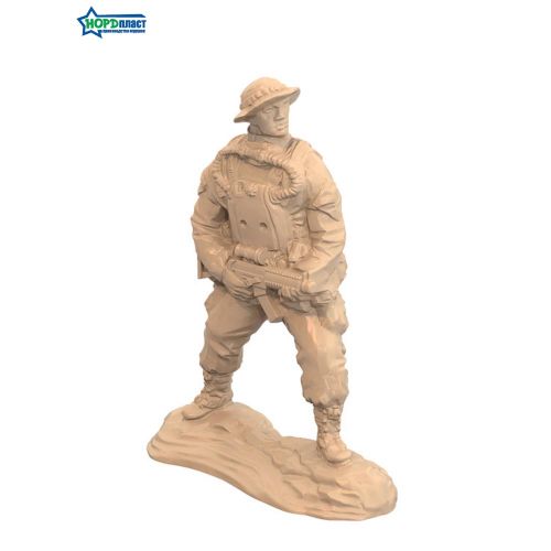 Солдаты "Морские котики" США (1 шт. в пакете: десантник с поднятым автоматом или боец в ассорт.)