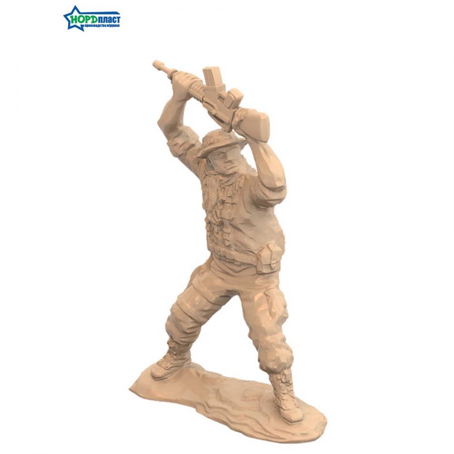 Солдаты "Морские котики" США (1 шт. в пакете: десантник с поднятым автоматом или боец в ассорт.)