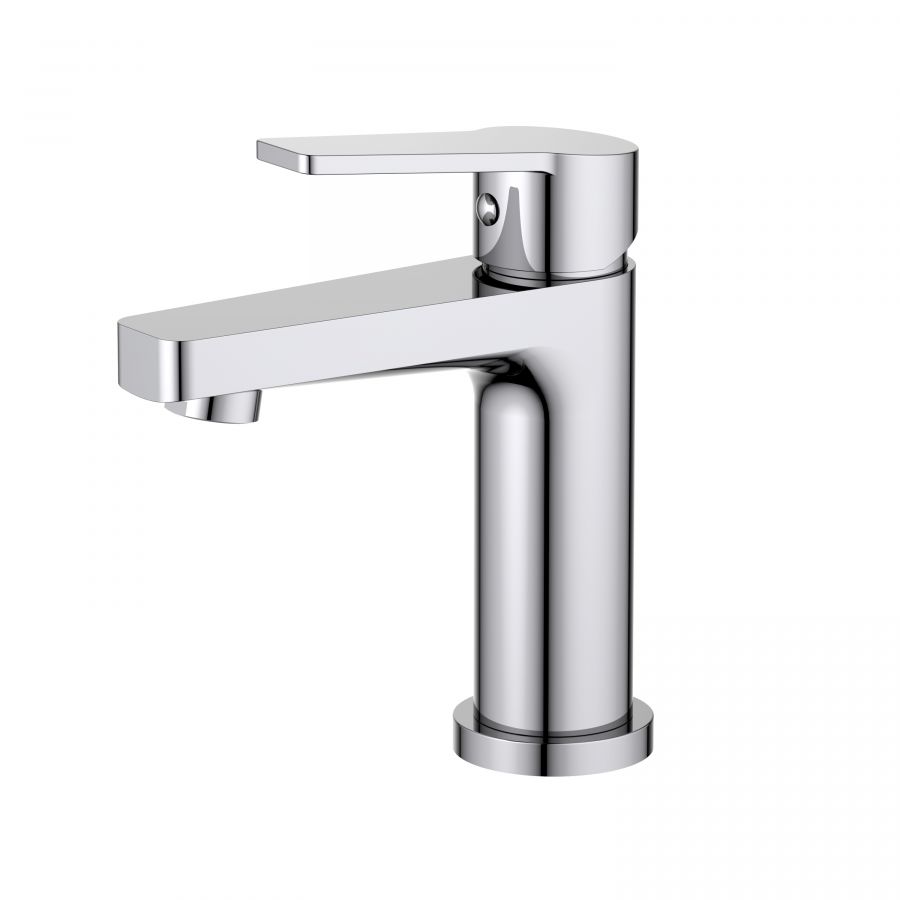 AQ1710CR ЛУГАНО смеситель для раковины 106 без донного клапана, хром