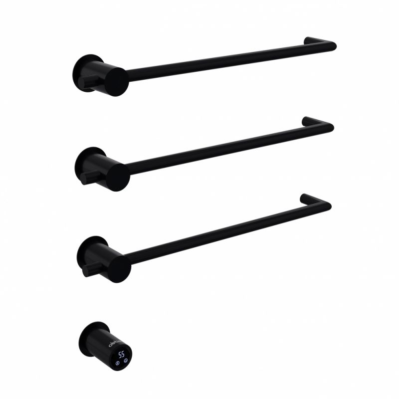 Полотенцесушитель электрический ABBER Charme AH4003MB черный матовый