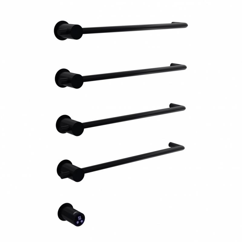 Полотенцесушитель электрический ABBER Charme AH4004MB черный матовый