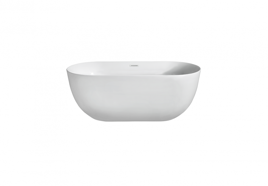 Ванна акриловая,отдельностоящая AQUATEK AQ-44778 АФИНА, 1700*780*600. В комплекте со сливом и ножками. Цвет: белый глянцевый. .