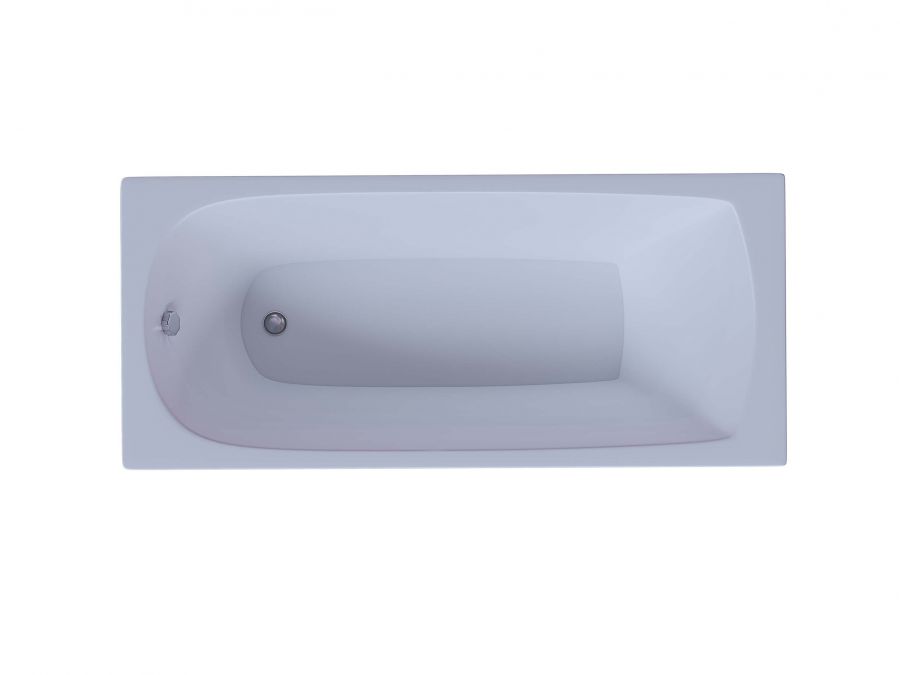 Акриловая ванна Aquatek Ника 160x75 прямоугольная, без каркаса и экрана