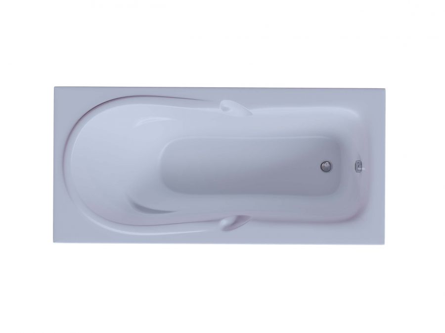 Акриловая ванна Aquatek Леда 170x80 прямоугольная, слив справа, с каркасом и экраном, без гидромассажа