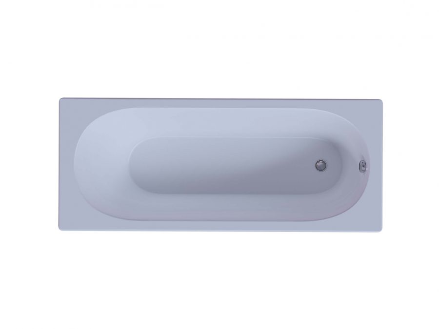 Акриловая ванна Aquatek Оберон 160x70 прямоугольная, слив справа, с каркасом и экраном, без гидромассажа