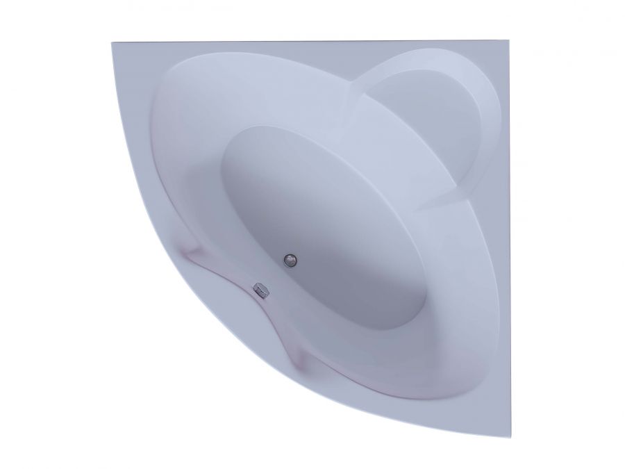 Акриловая ванна Aquatek Поларис-1 140x140 угловая, универсальная, с каркасом, без гидромассажа