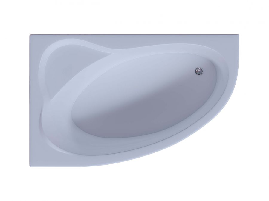 Акриловая ванна Aquatek Фиджи 170x110 асимметричная, левая, без каркаса и экрана