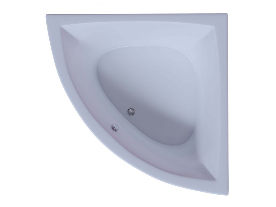 Акриловая ванна Aquatek Юпитер 150x150 угловая, универсальная, с каркасом, без гидромассажа