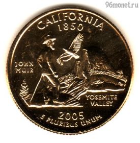 США 25 центов 2005 P Калифорния