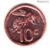 ЮАР 10 центов 2024