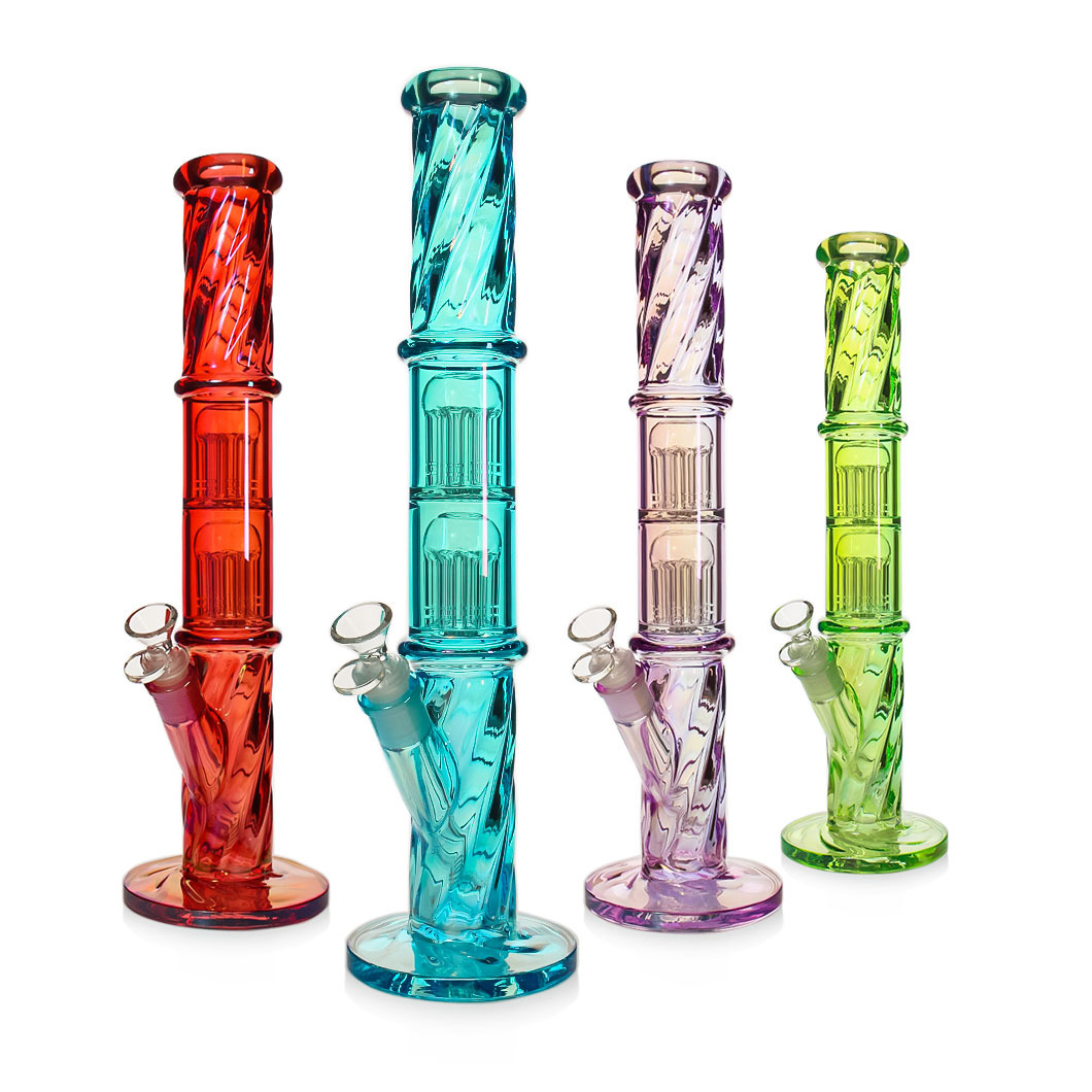 Стеклянный Бонг Color Vase Perc