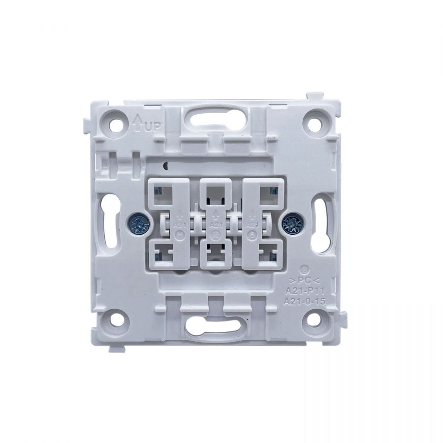 Механизм выключателя 3-клавишного с подсветкой, 10 A 250 В~ серия DA