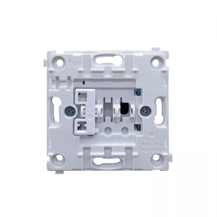 Механизм выключателя звонкового типа 1-но клавишный, 1н.о. 10 A 250 В~, серия DA