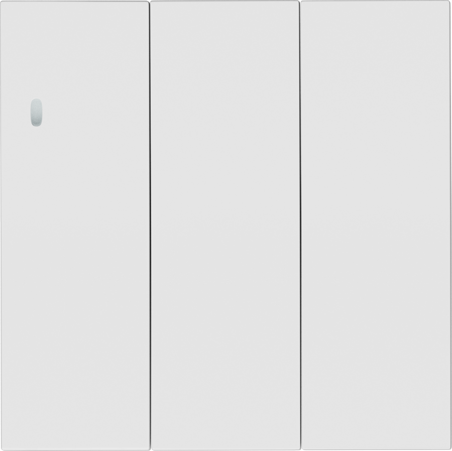 Клавиша 3-я с подсветкой, матовый белый, серия R98