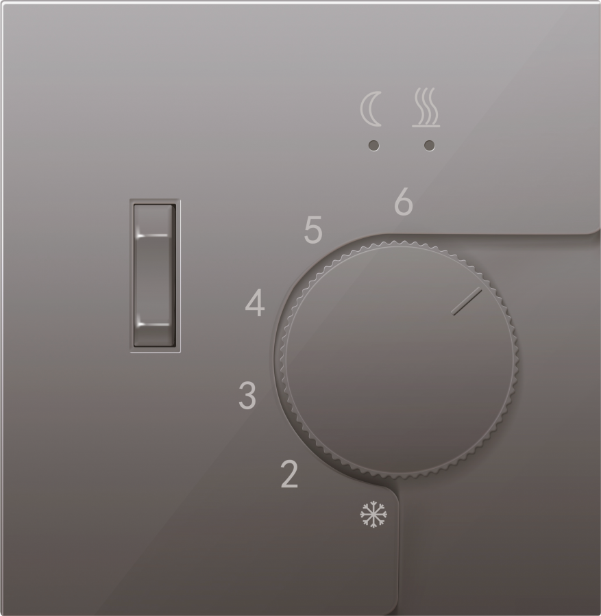 Накладка для регулятора температуры пола DTEF231, сталь, серия R98