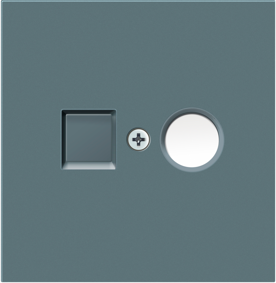 Накладка TV/SAT розетки, матовый изумруд, серия R98