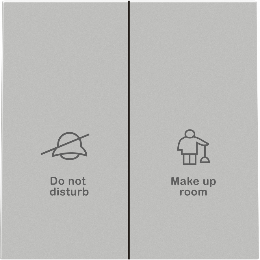 Клавиша 2-я с символами DND/MUR, матовый серый, серия R98